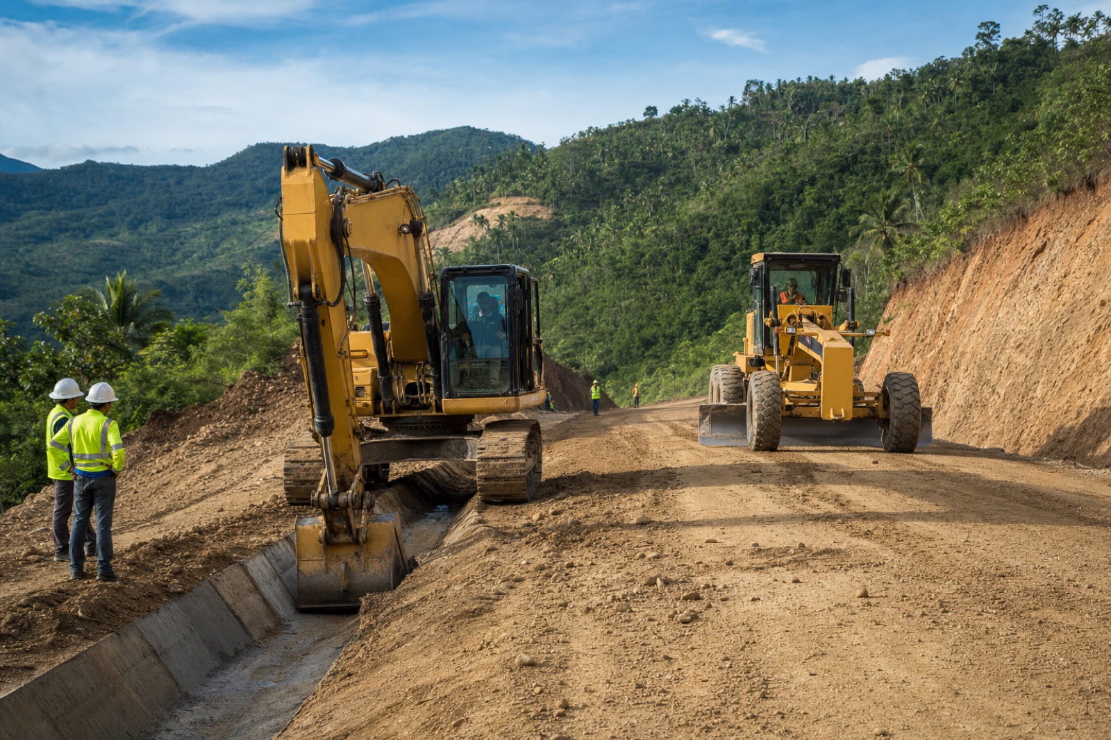 Paratrizel rural road construction capability in Timor-Leste